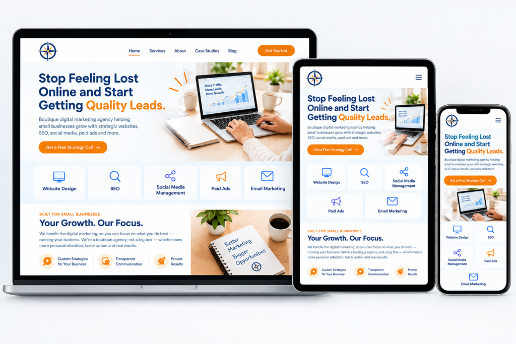 Mobile-responsive-website-design by New Edge Digital Media & Marketing